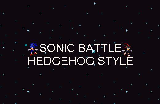 Sonic Battle Hedgehog Style